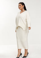 Sparkle Knit Skirt Set