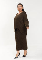 Sparkle Knit Skirt Set