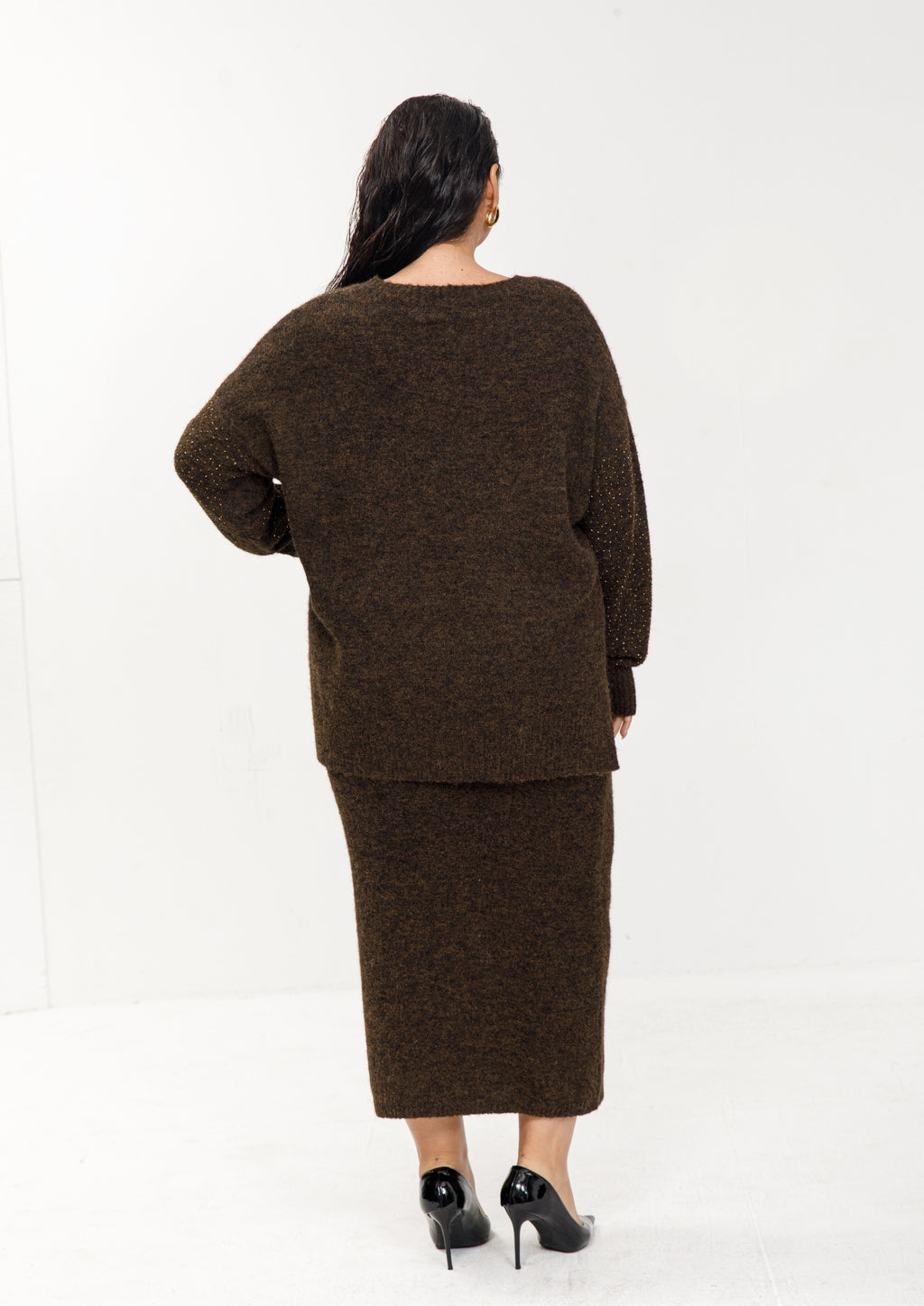 Sparkle Knit Skirt Set
