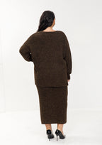 Sparkle Knit Skirt Set