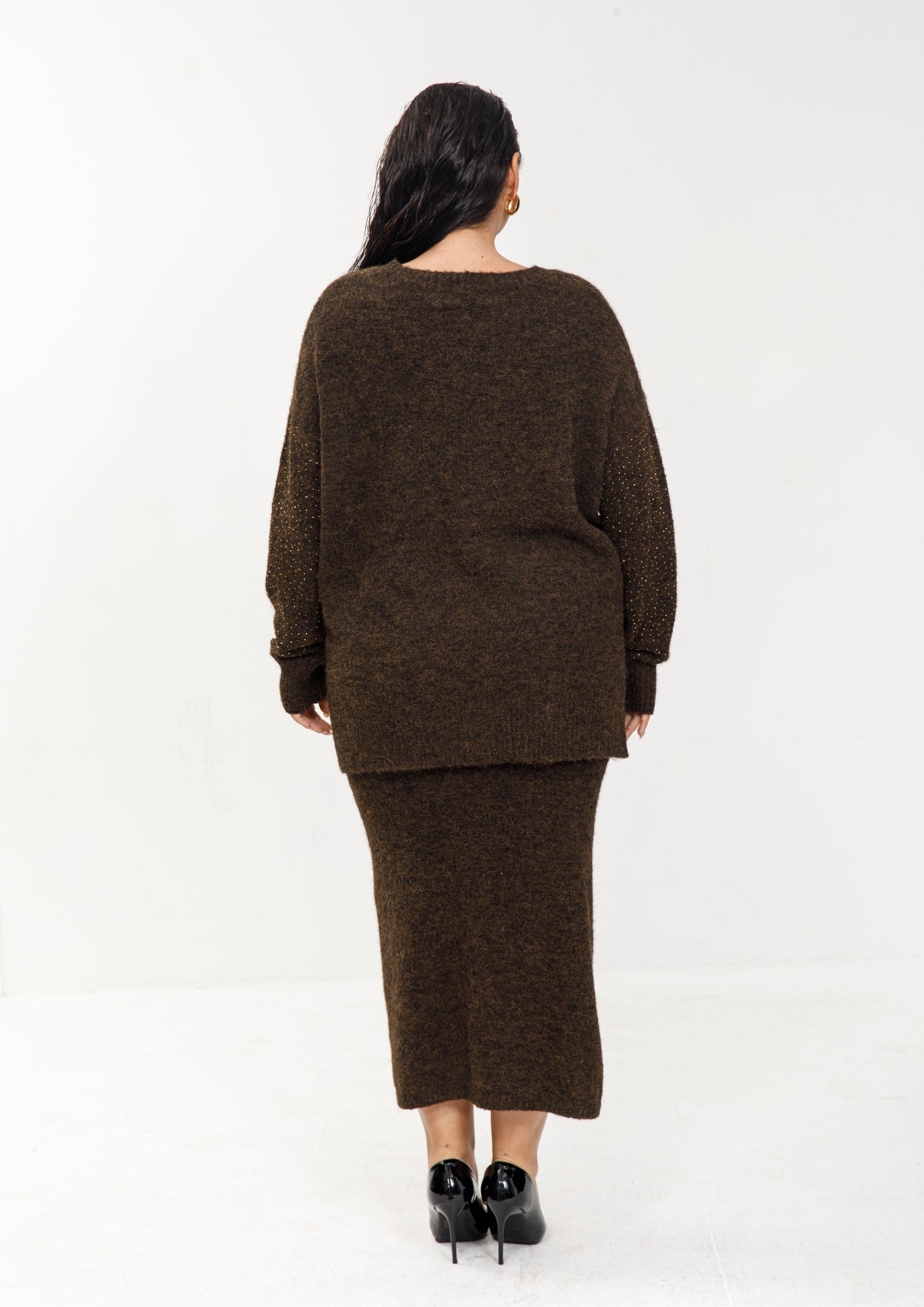Sparkle Knit Skirt Set
