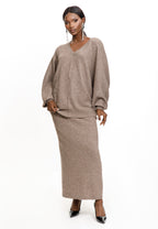 Shimmer Knit Skirt Set