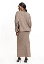 Shimmer Knit Skirt Set