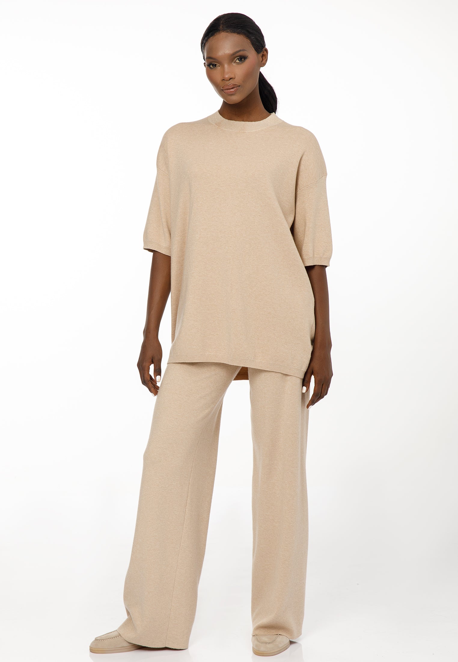 Women’s Short-Sleeve Knit Set