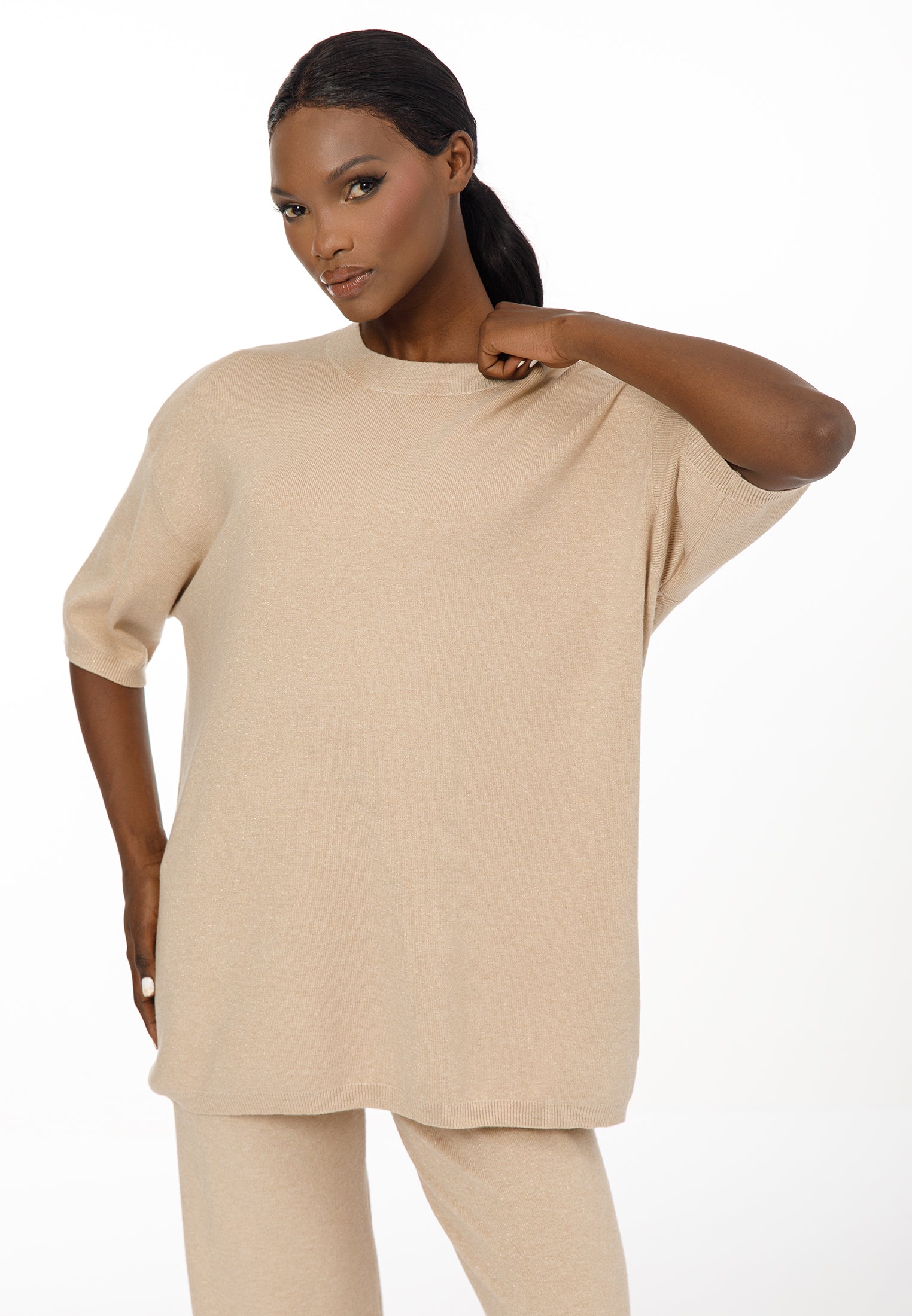 Women’s Short-Sleeve Knit Set