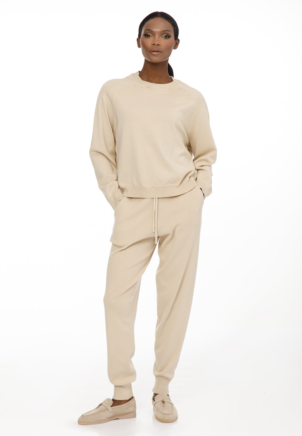 Women’s Lurex Knit Set