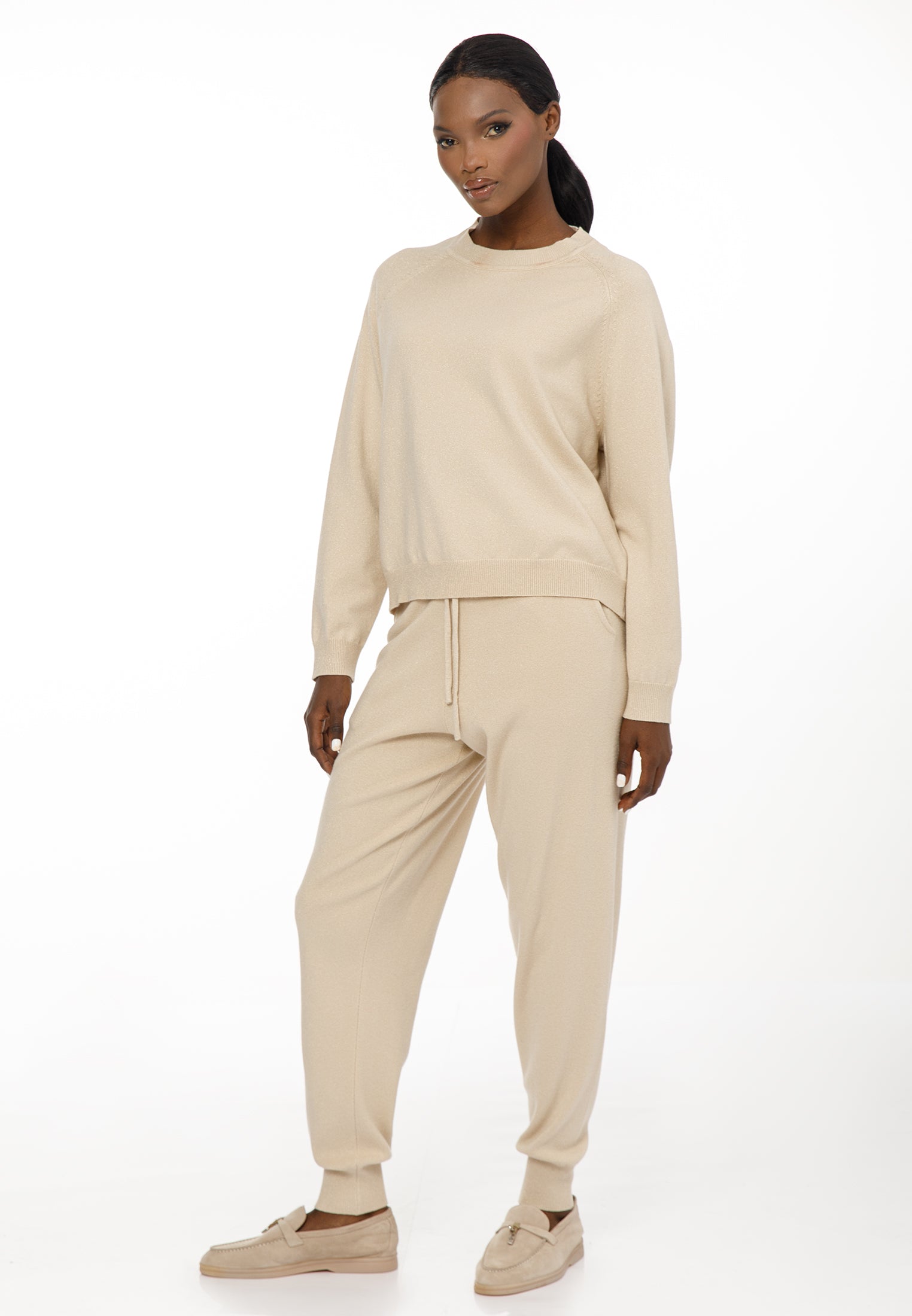 Women’s Lurex Knit Set