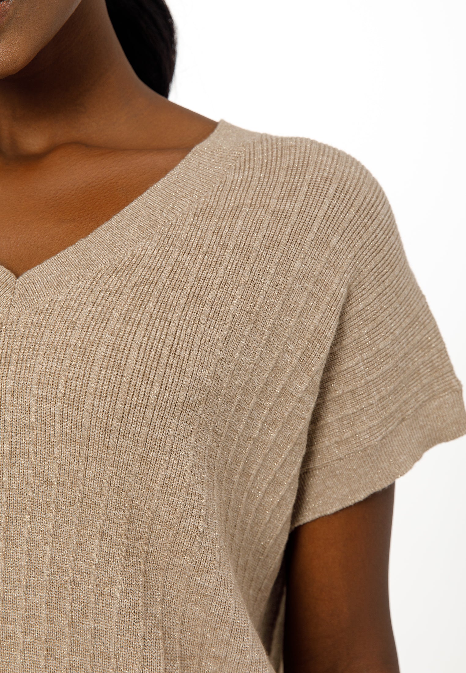 Women’s Metallic Knit Co-Ord Set