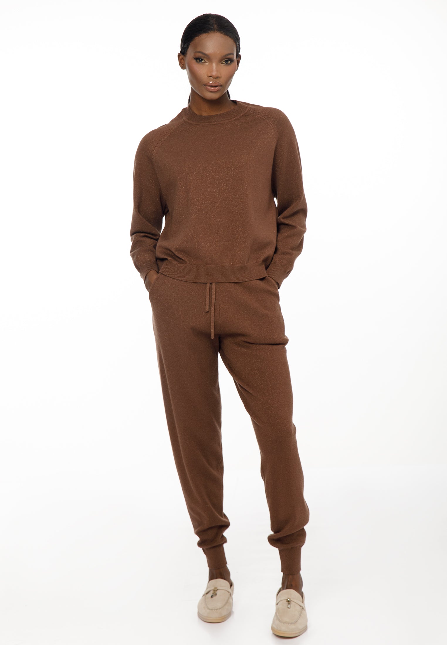 Women’s Lurex Knit Set