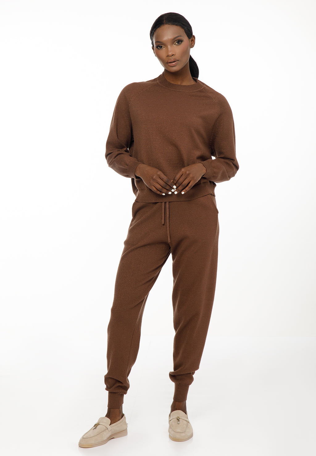Women’s Lurex Knit Set