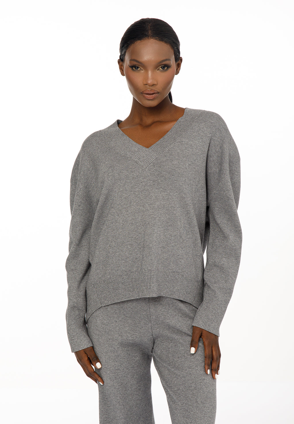 Women’s V-Neck Knit Set