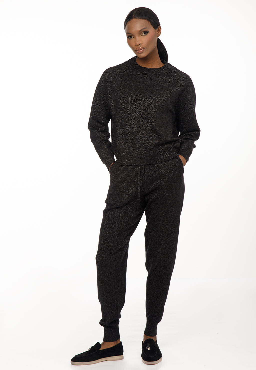 Women’s Lurex Knit Set