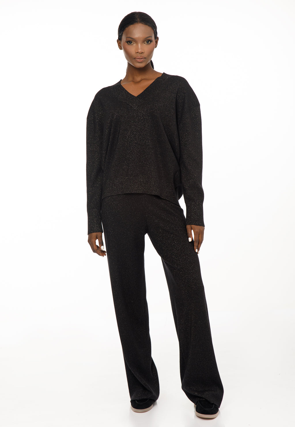 Women’s V-Neck Knit Set