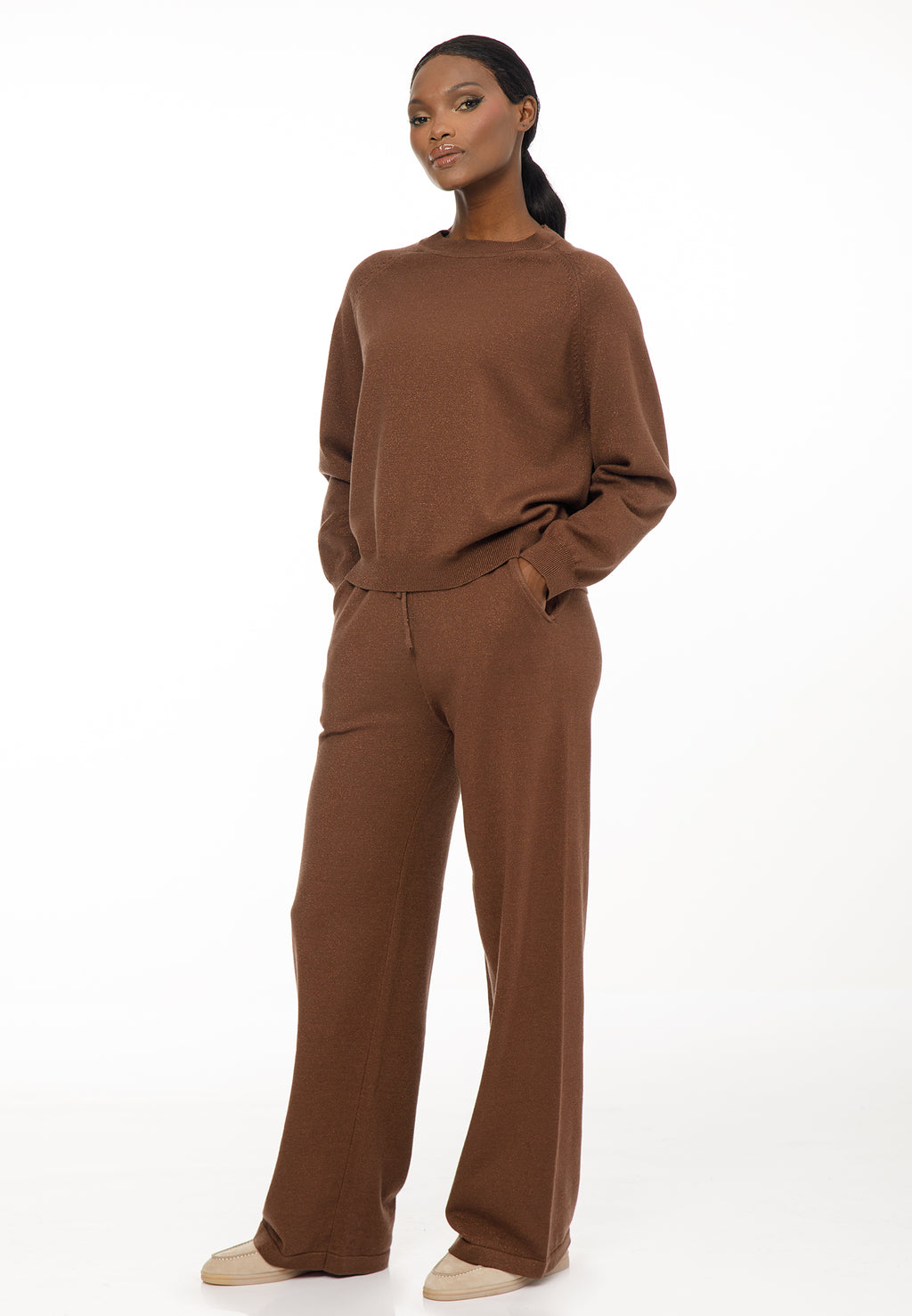 Women’s Shimmer Knit Lounge Set