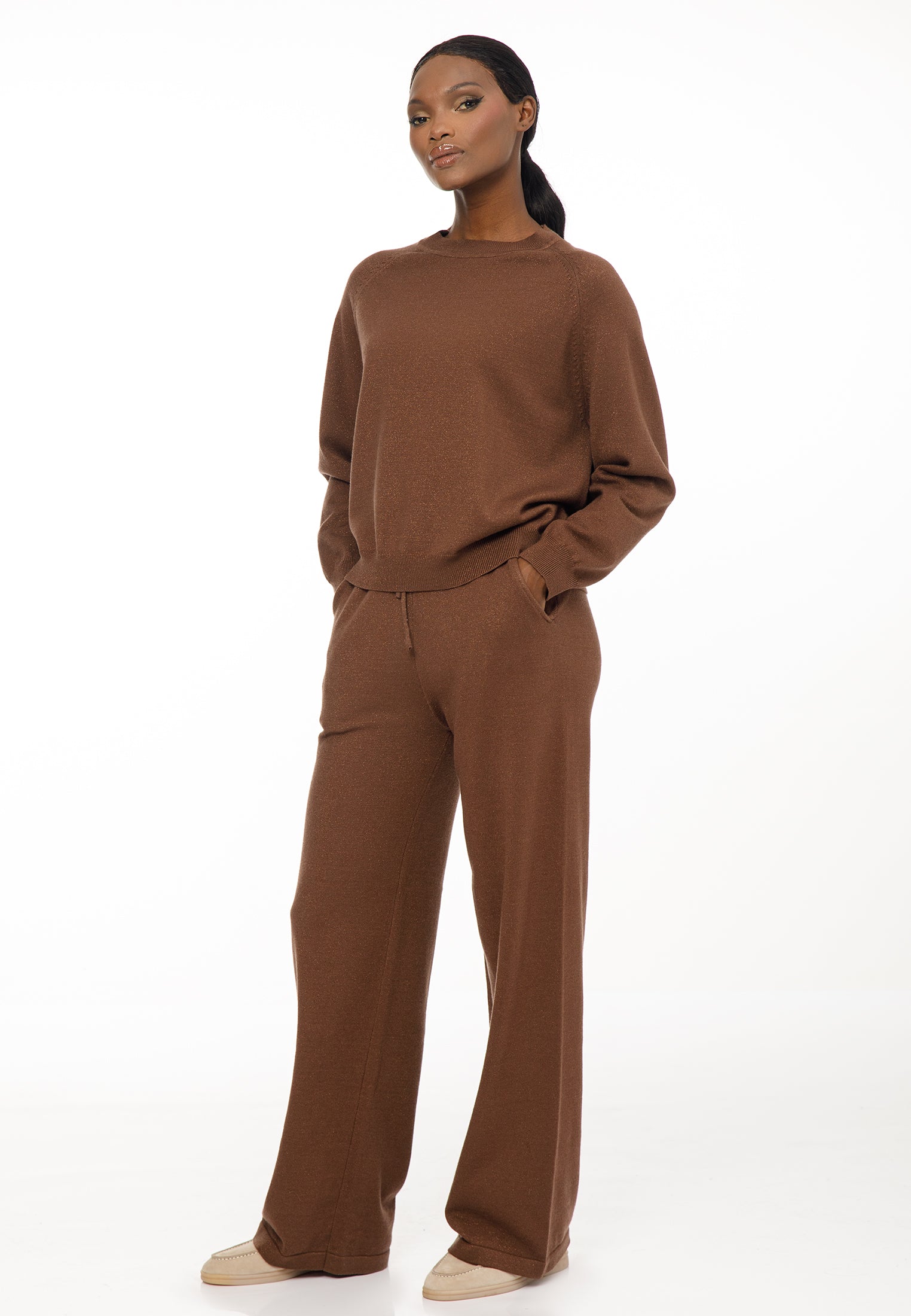 Women’s Shimmer Knit Lounge Set