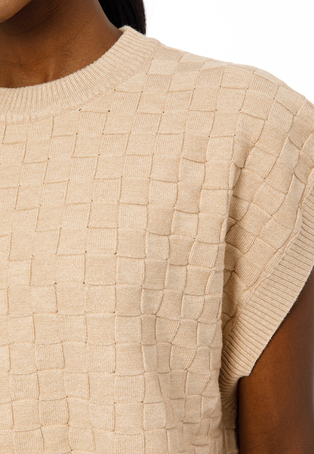 Women’s Knit Set with Textured Top