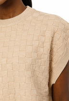 Women’s Knit Set with Textured Top