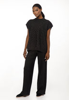 Women’s Knit Set with Textured Top