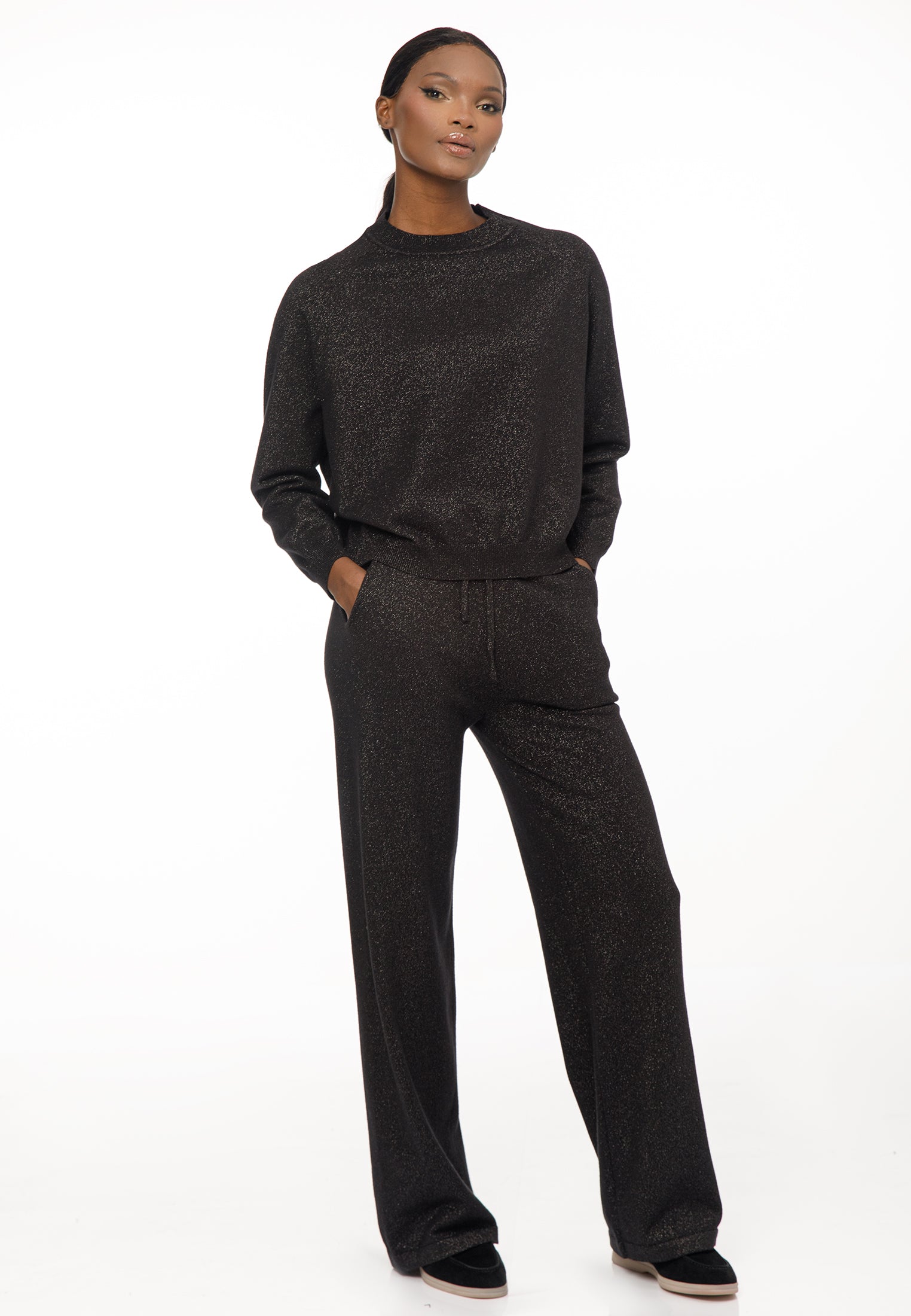Women’s Shimmer Knit Lounge Set