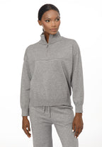 Women’s Knit Set with Zip Collar