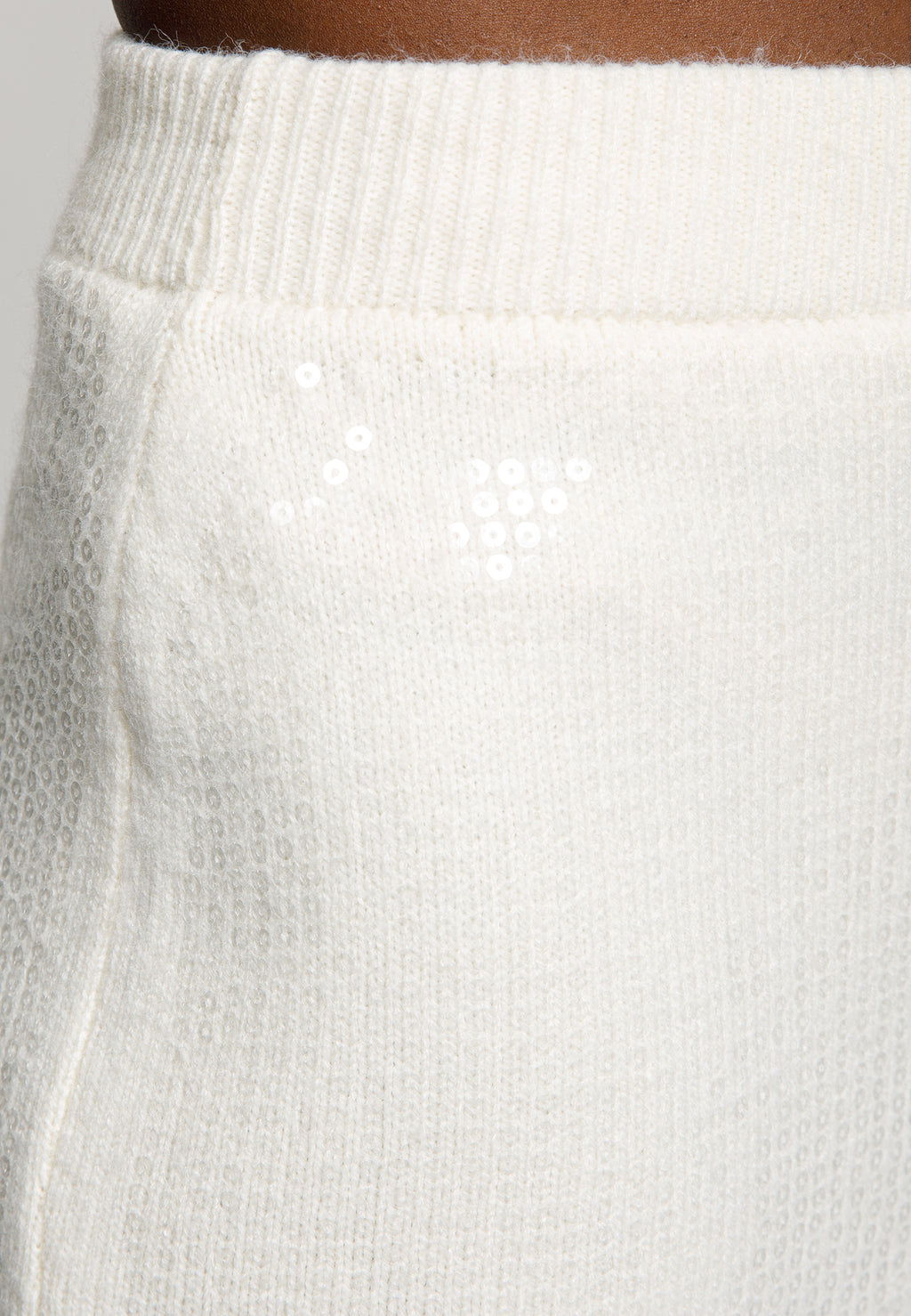 Sequin Knit Cardigan & Midi Skirt Set