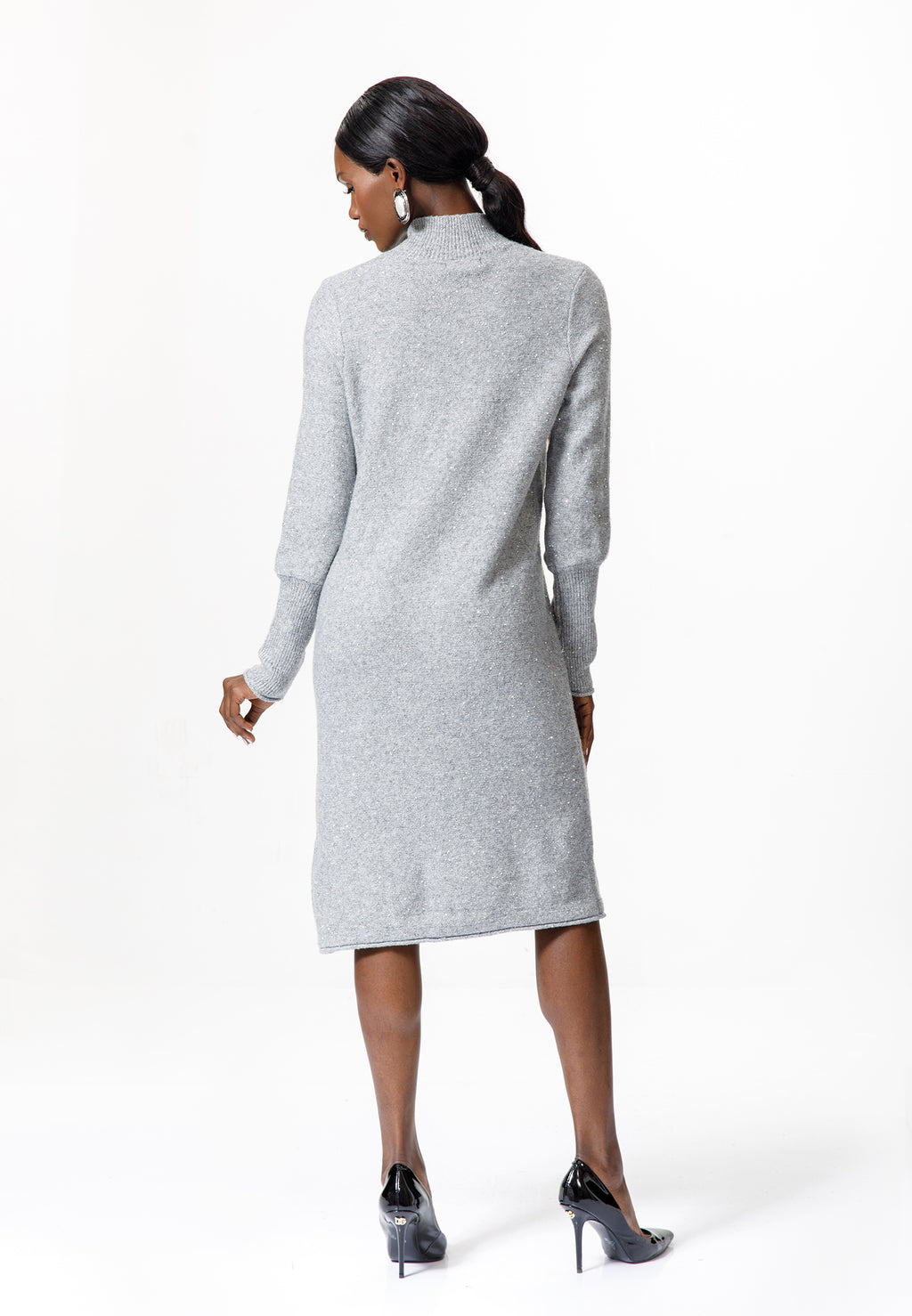 Sparkle Knit Midi Dress