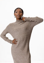Sparkle Knit Midi Dress