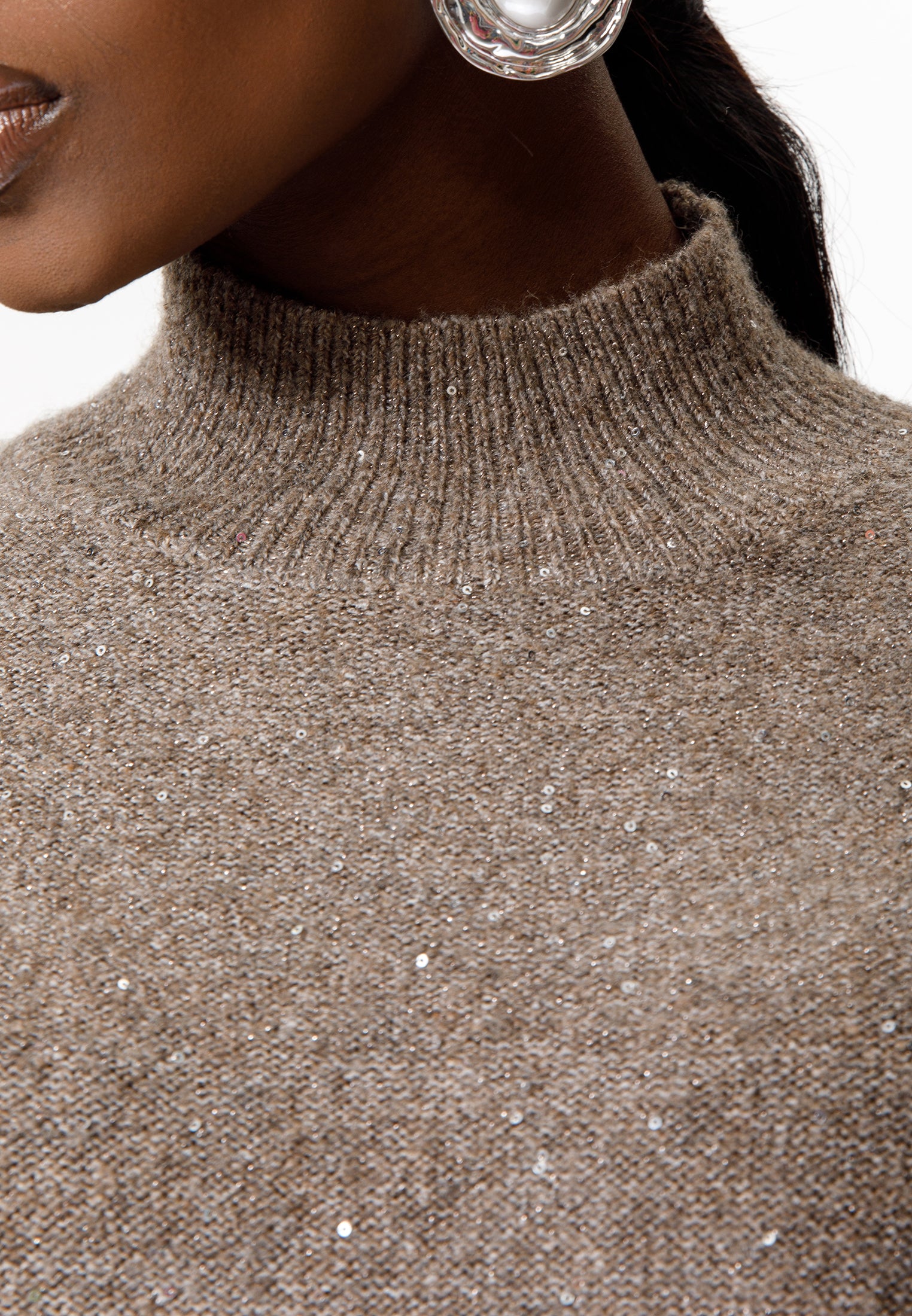 Sparkle Knit Midi Dress
