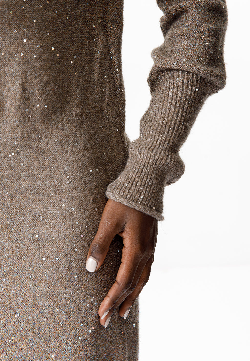 Sparkle Knit Midi Dress