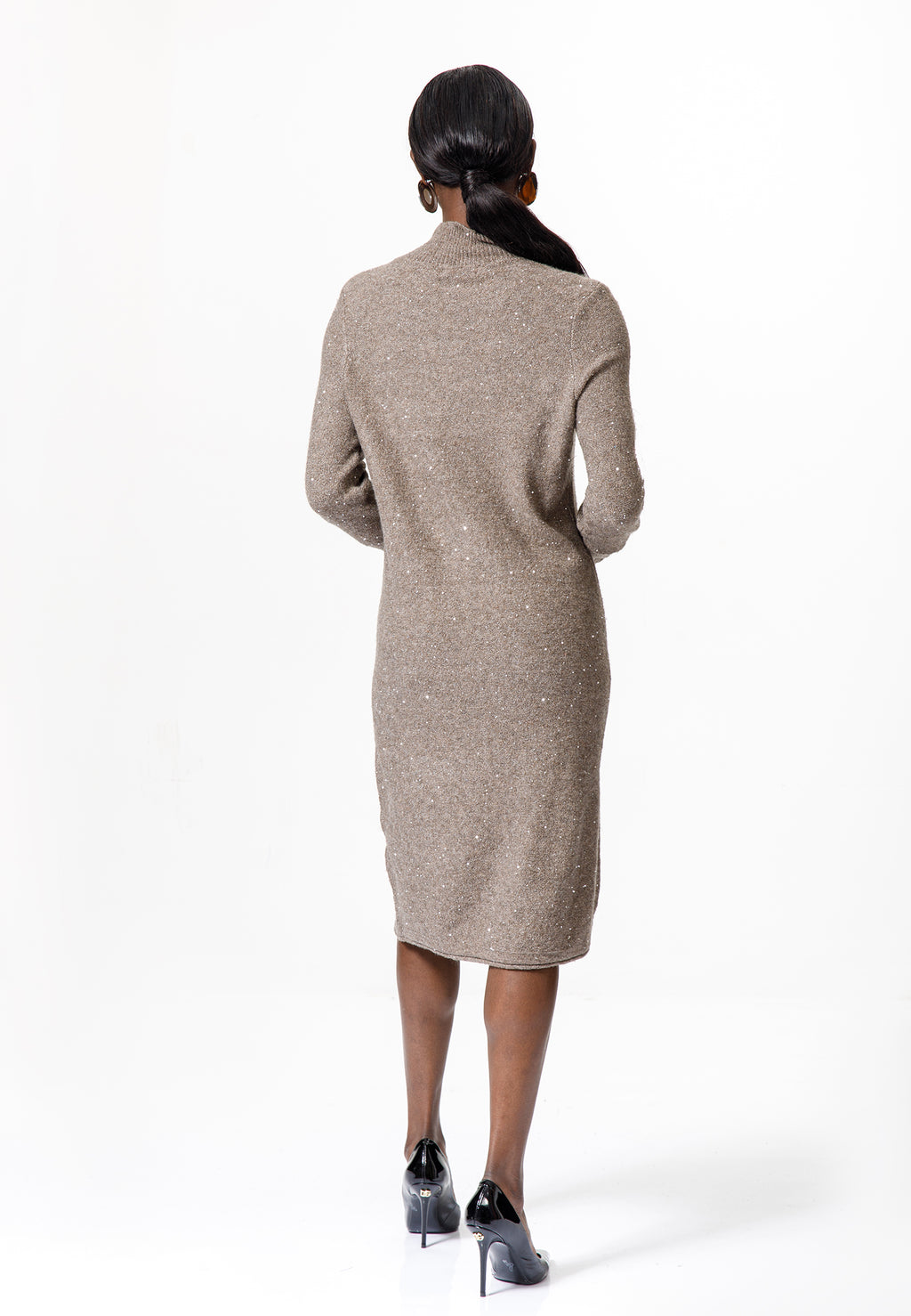 Sparkle Knit Midi Dress